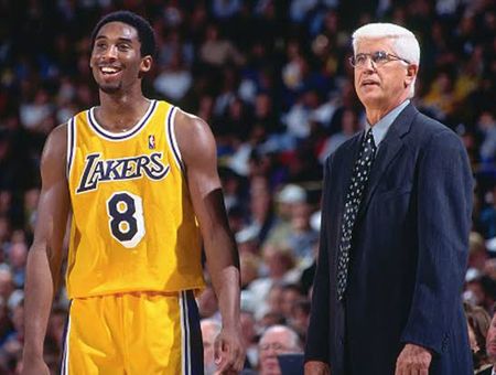 Coach Rick Walrond with Kobe Bryant