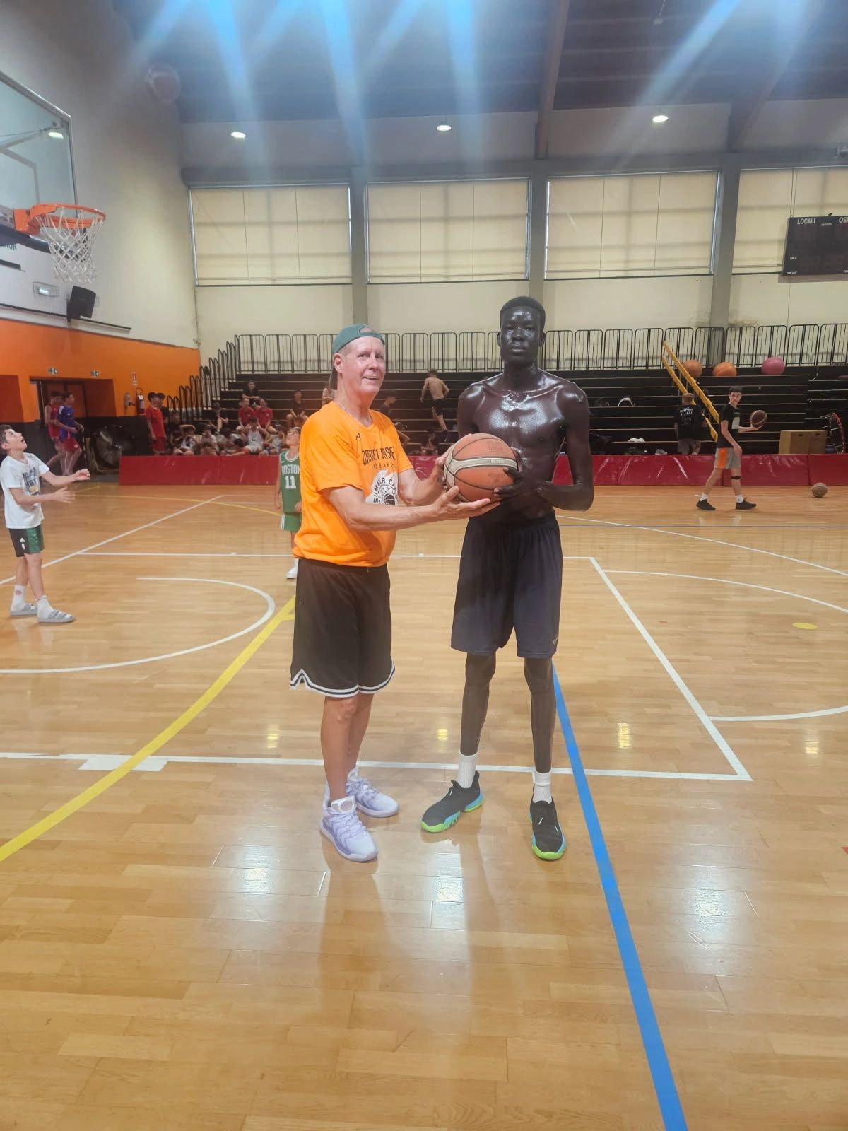 Coach Rick Walrond coaching at Bassano, Italy, 2025