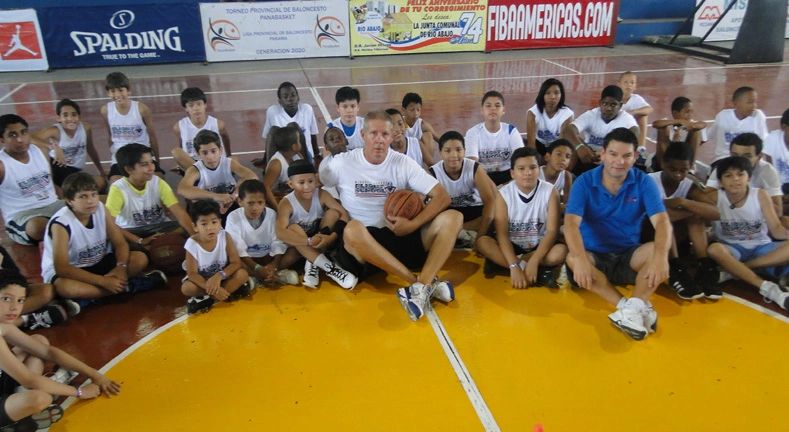 Coach Rick Walrond in Panama